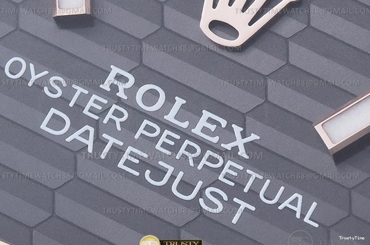 1218 Upgraded RDJ0454B – DJ 36mm Jub Flt 904L RG SS P-Grey Stk VSF VS 780